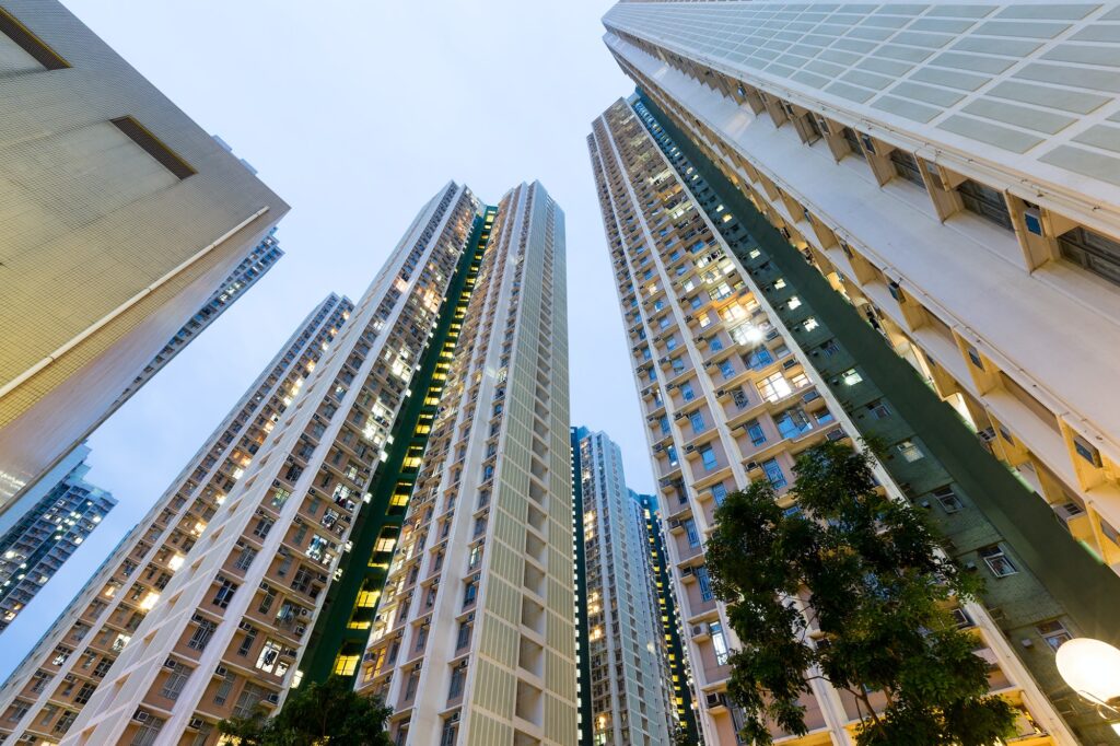 Apartment building to the sky